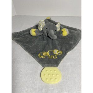 Stephan Baby Chewbie Elephant Activity Toy and Teether Security Blanket